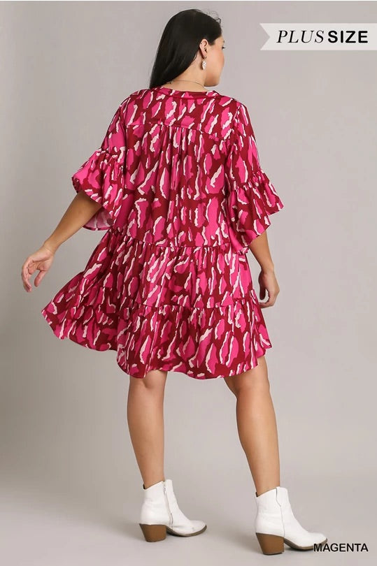 Antoinette - Magenta Dress