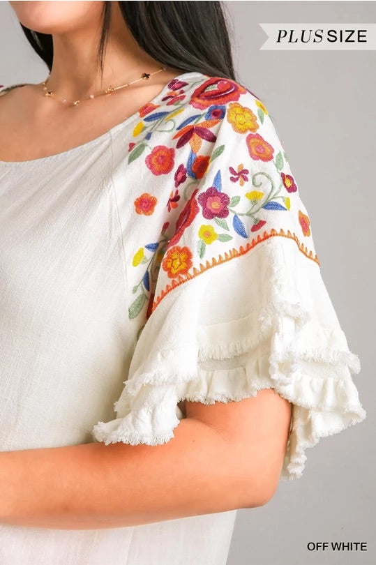 Liliana - Off White Blouse