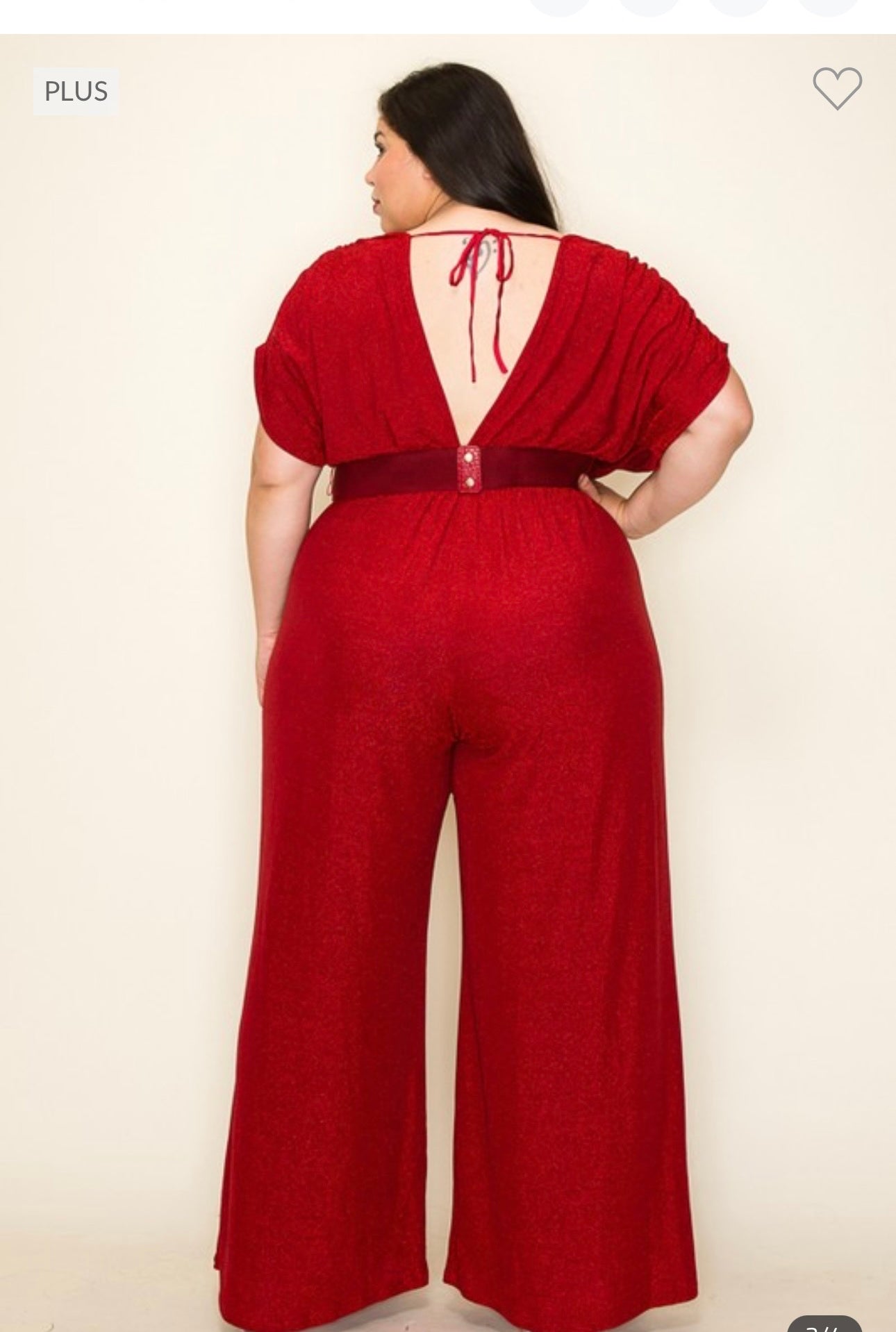 Leah - Burgundy Jumpsuit