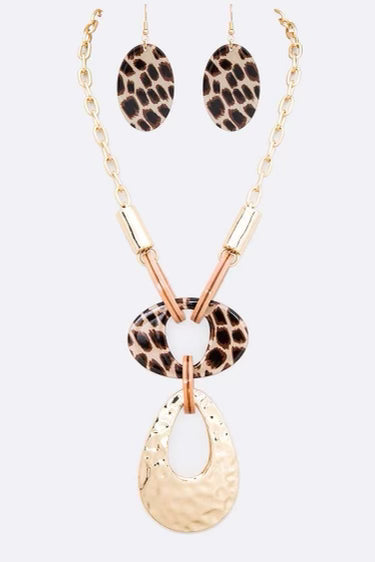 Katherine - Adjustable Necklace and Earrings