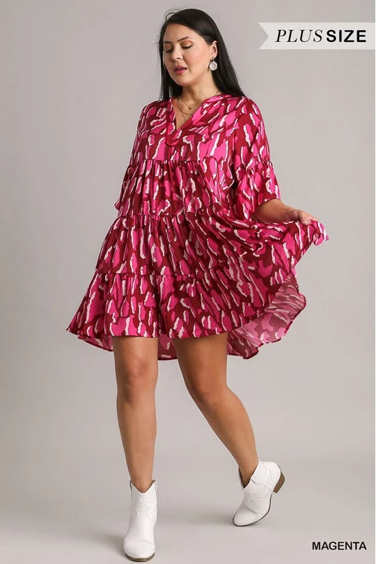 Antoinette - Magenta Dress