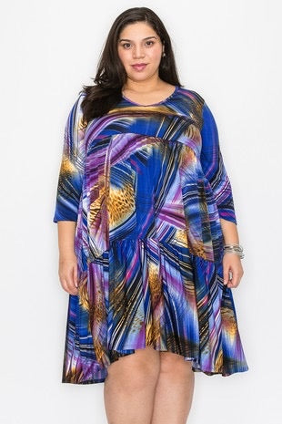 Ermina - Blue Dress