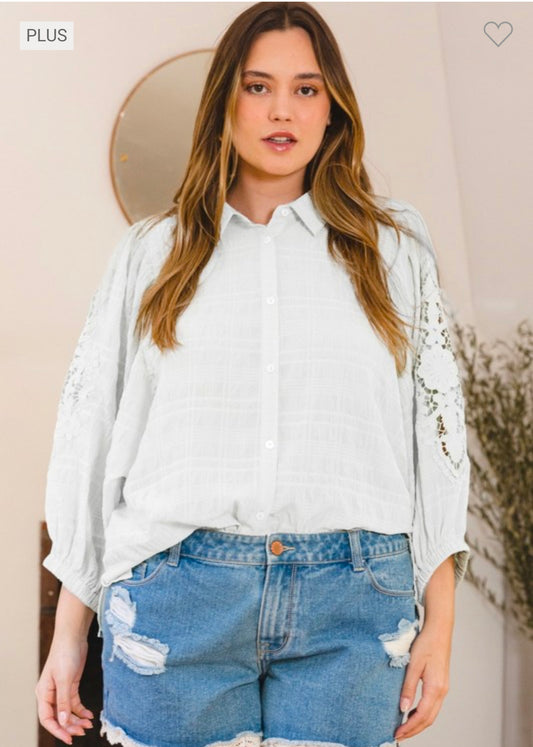 Francesca - Off White Top