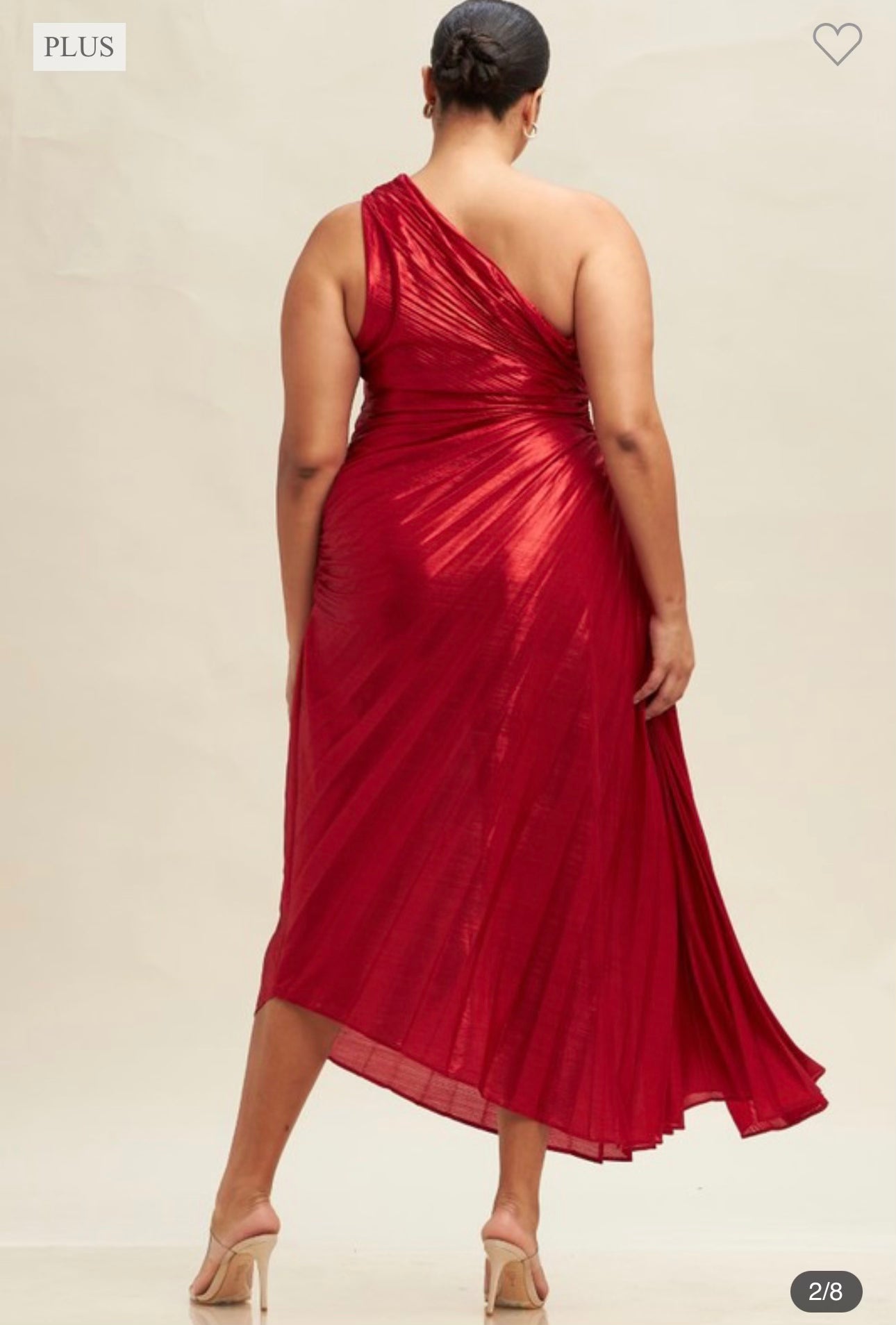 Beatrix - One Shoulder Red Dress