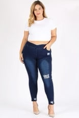 Zee Distressed Jegging