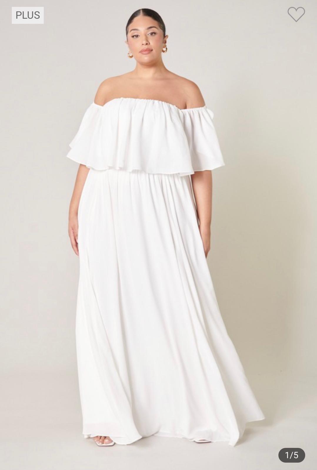 Harmonia - White off shoulder Maxi Dress