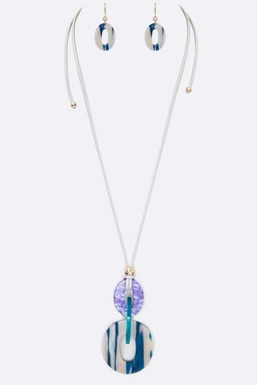 Josephine - Adjustable Necklace and Earrings