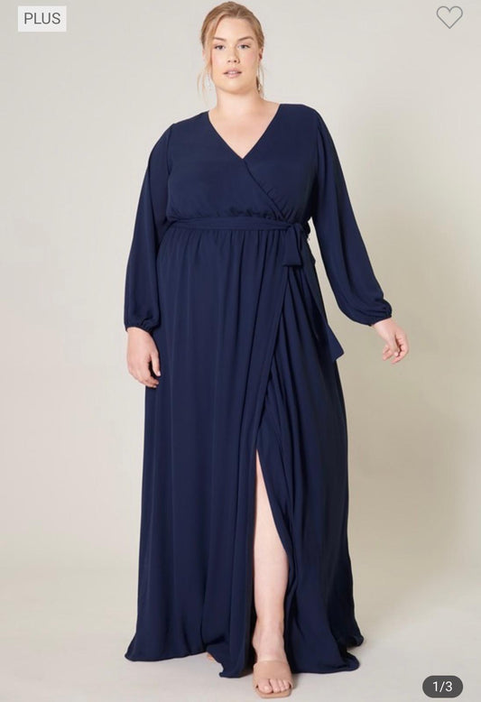 Dione - Navy Maxi Dress