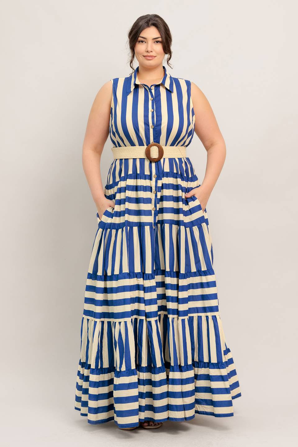 Cressida - Striped Maxi