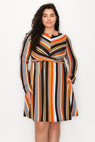 Trixie - Rust Dress