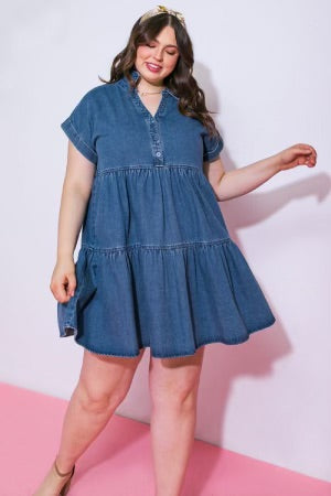 Plus Size Denim Dresses, Curve Denim Dresses