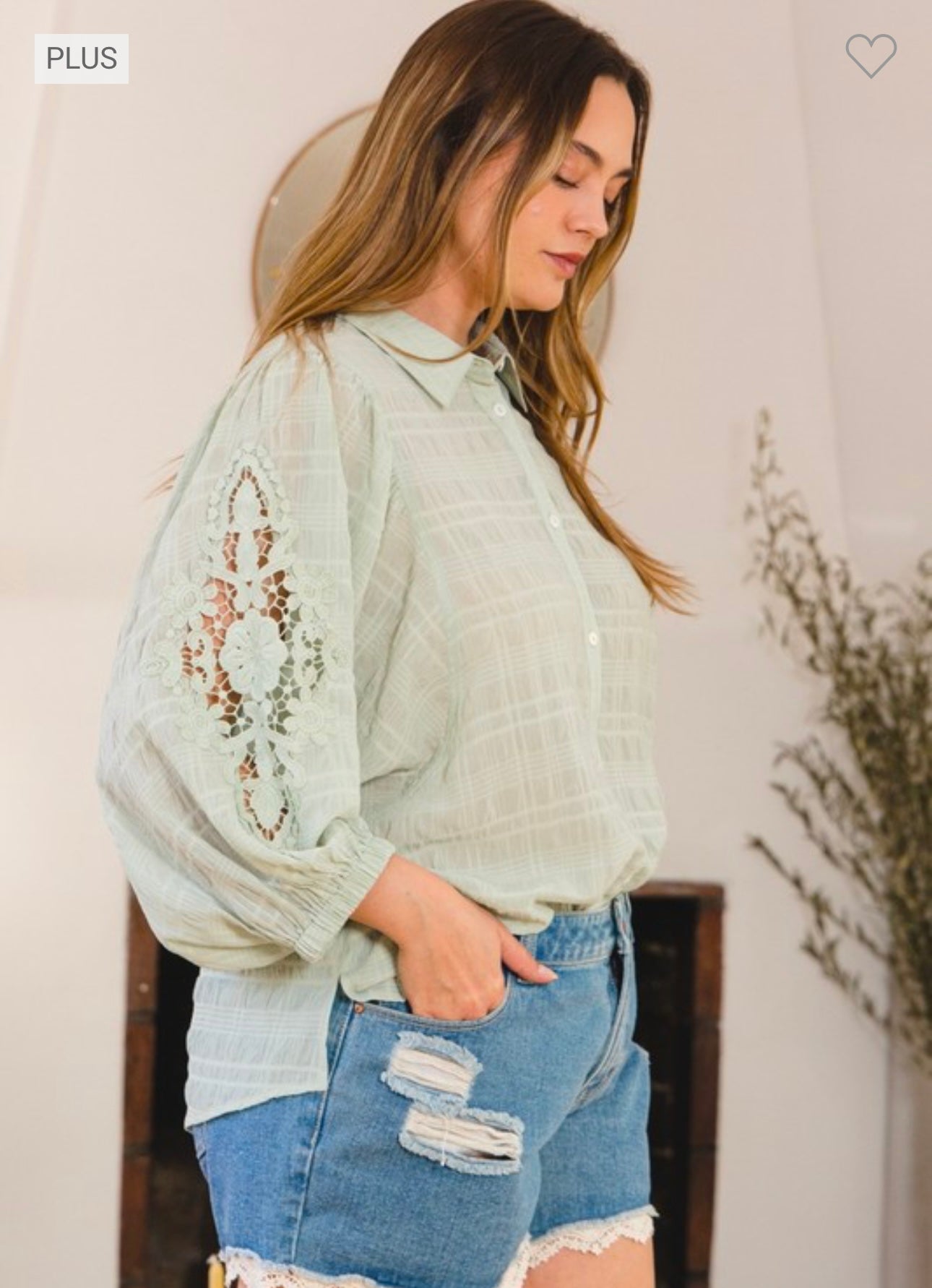 Francesca - Lt Sage Top