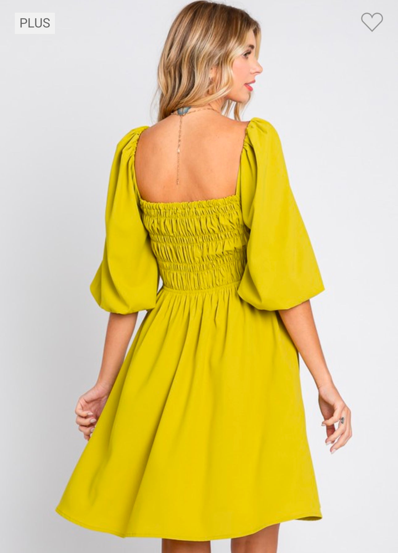 Evelina - Lime Dress