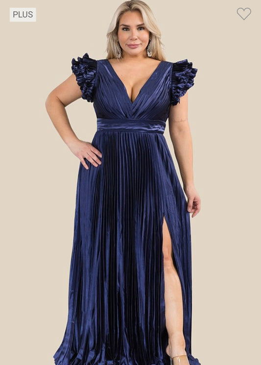 Cerelia - Navy Dress