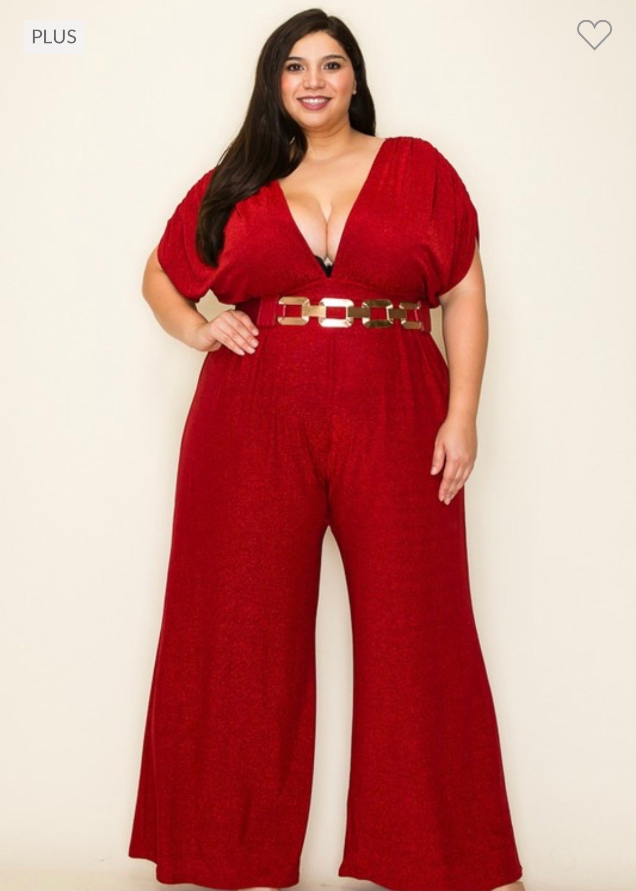 Leah - Burgundy Jumpsuit