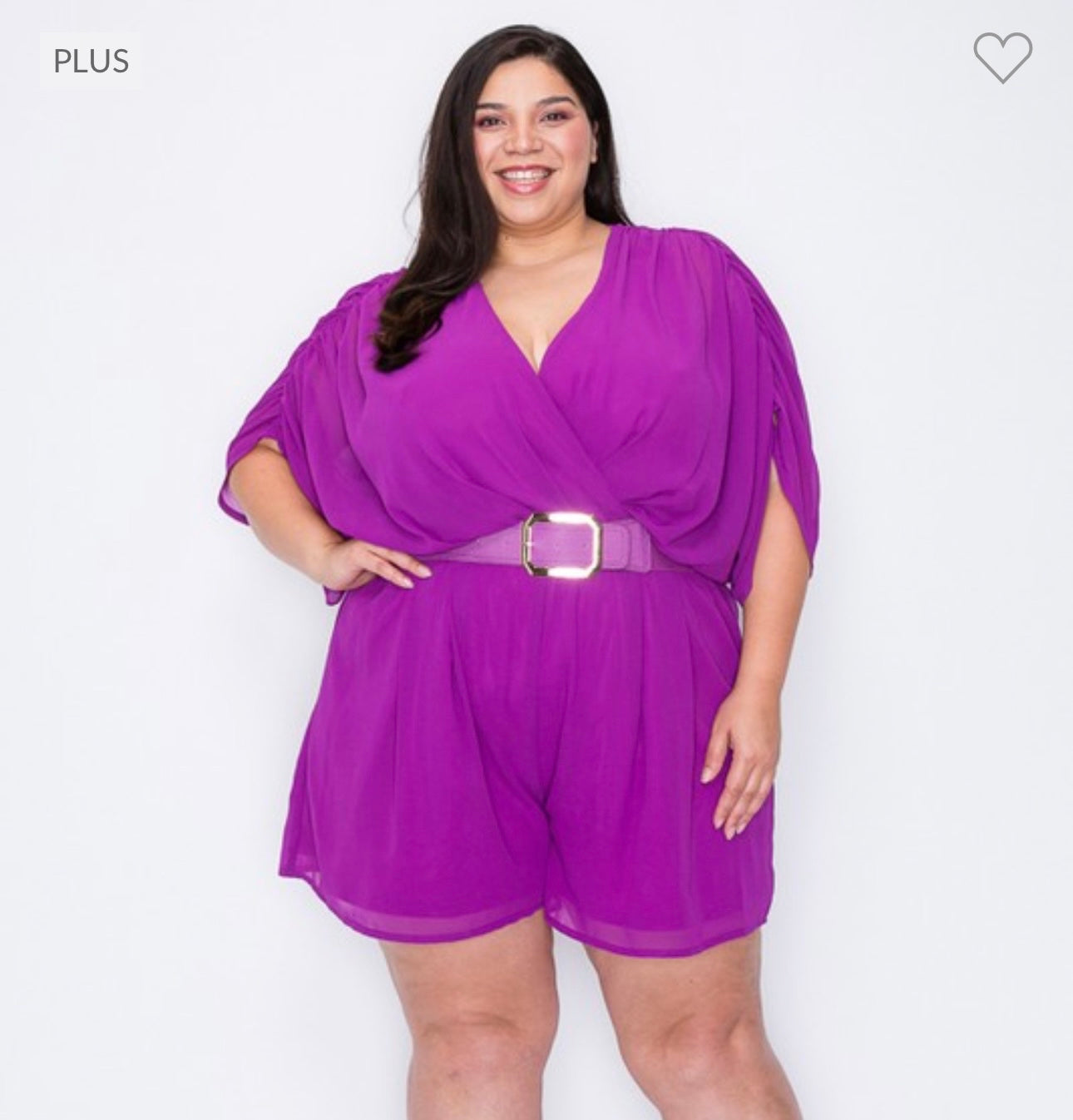 Kate - Purple Romper