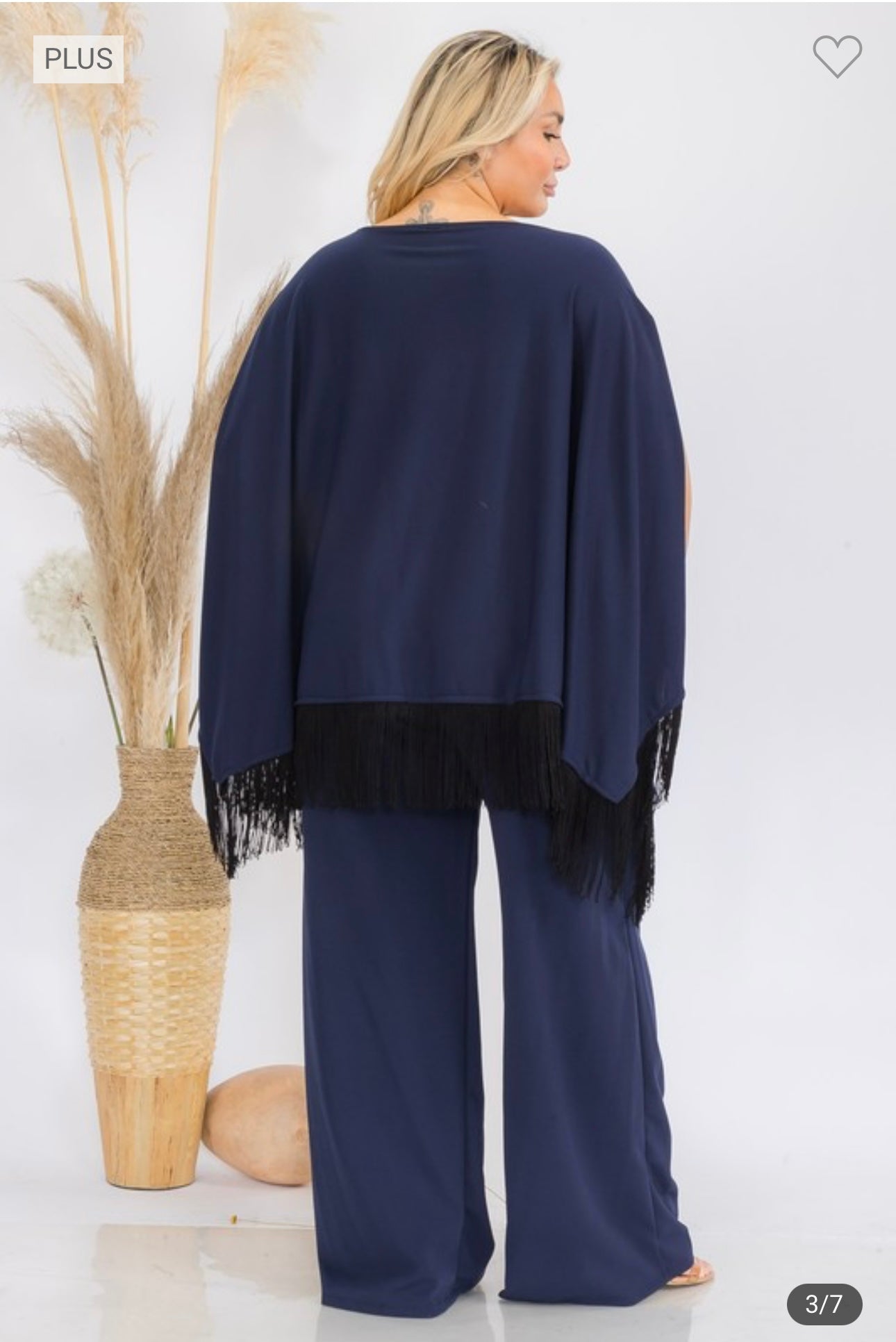 Nicola - Navy Pant Set