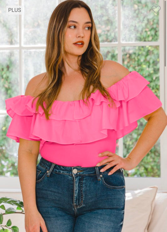 Alora - Pink Bodysuit