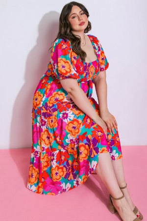 Naruto - Red Blue Maxi Dress