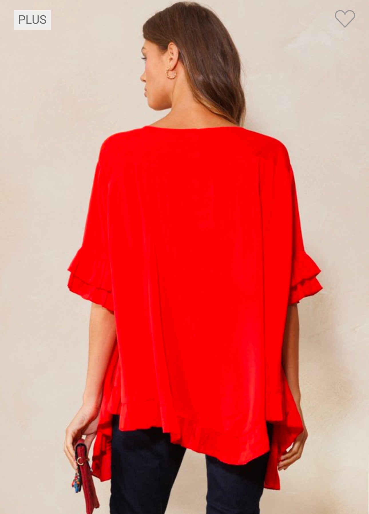 Athena - Red Tunic Top