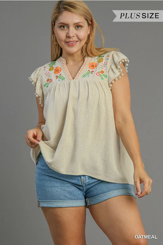 Catalina - Ocean Blue Top