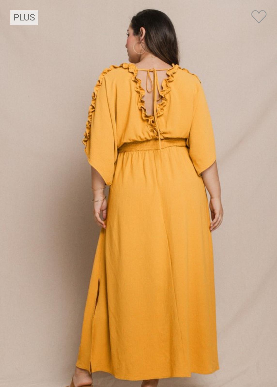 Zoey - Mustard Maxi