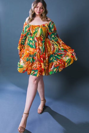 Liora - Rust Dress