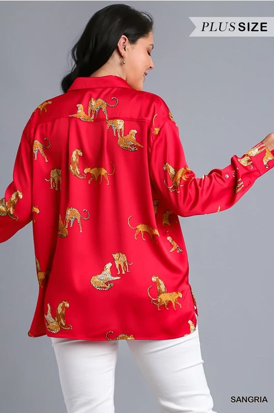 Julianna - Sangria Blouse