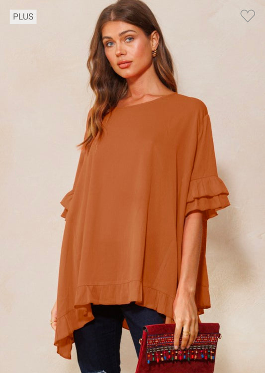 Athena - Clay Tunic Top