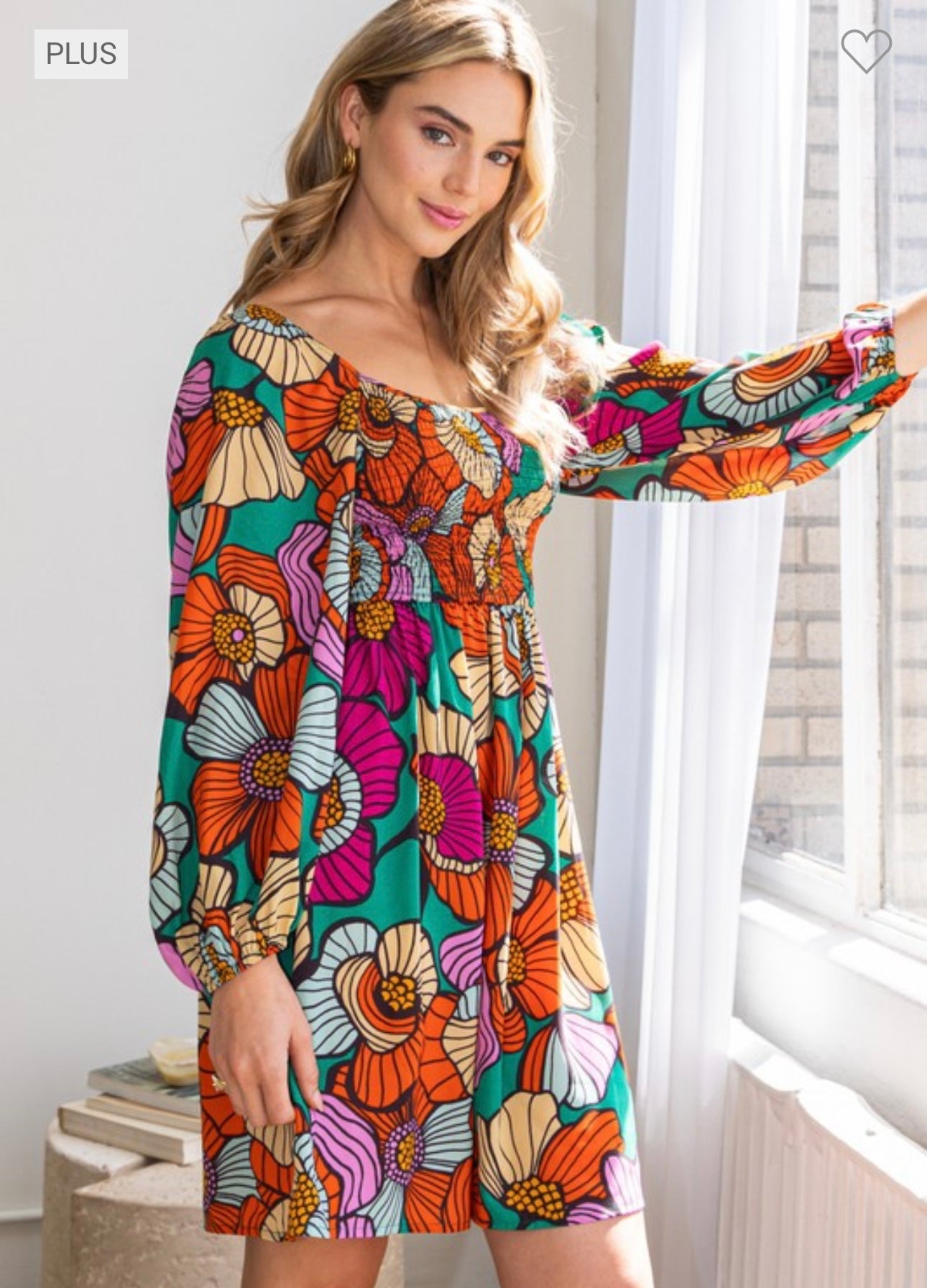 Daisy - Green Floral Dress