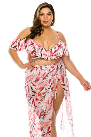 Adella - White Bikini Swim Set