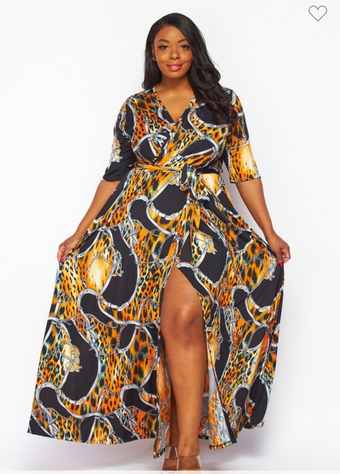 Tamaya - Black Print Maxi