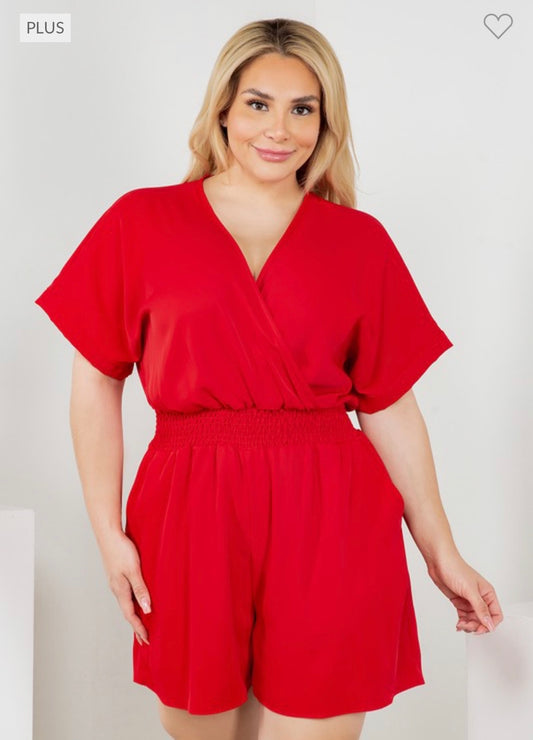 Valeria - Red Romper