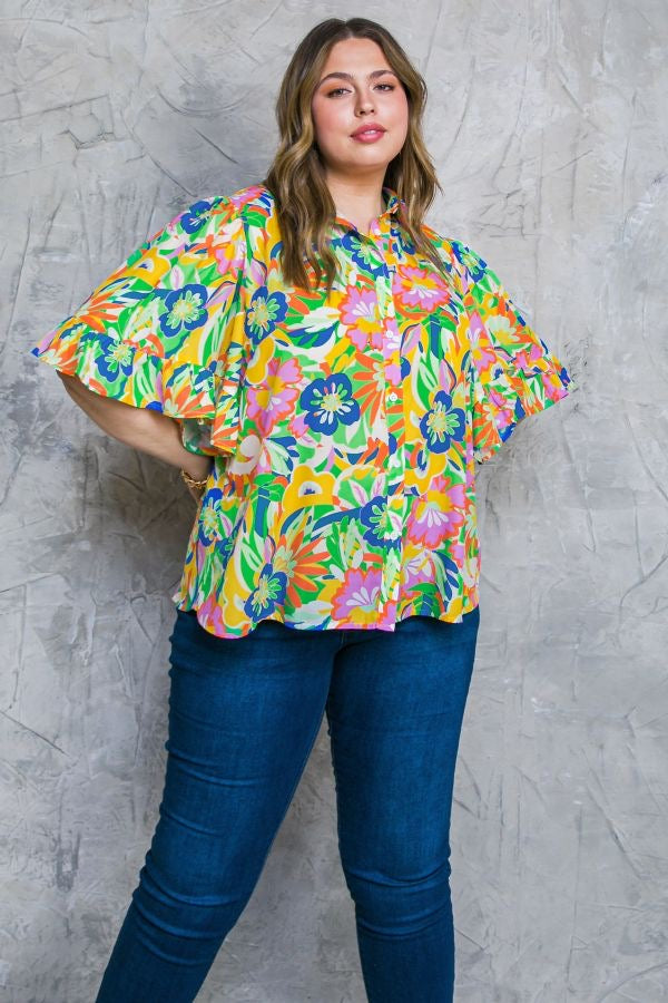 Alba - Floral Blouse