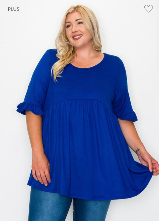 Shia - Royal Blue Top