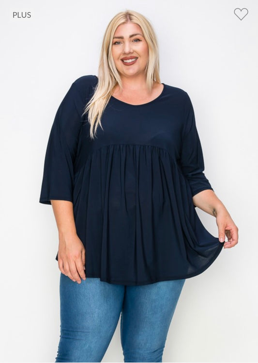 Iva - Navy Top