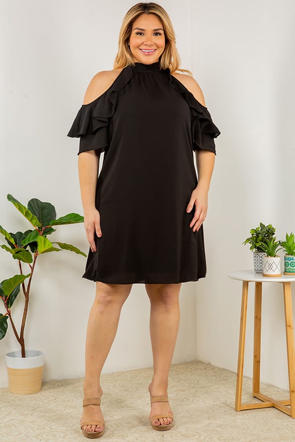 Black dresses for curvy clearance figures