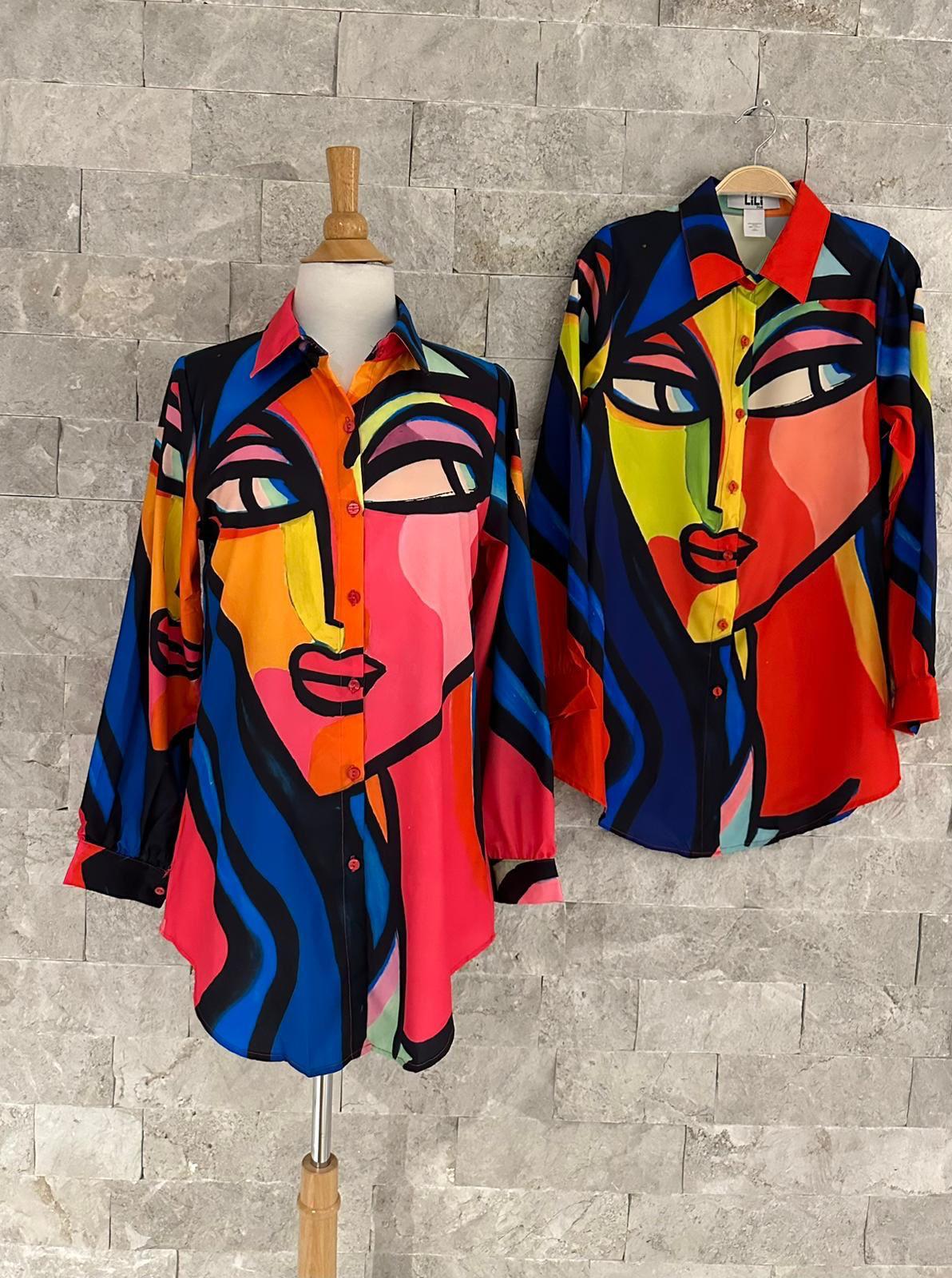 Red Face Top