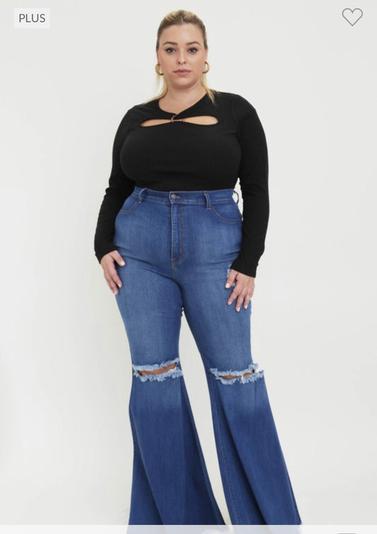 Elexis - Medium Stone Jean