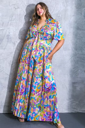 Purple Lime - 70’s Jumpsuit