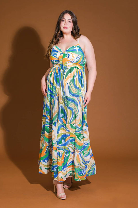 Elissa - Green Blue Maxi