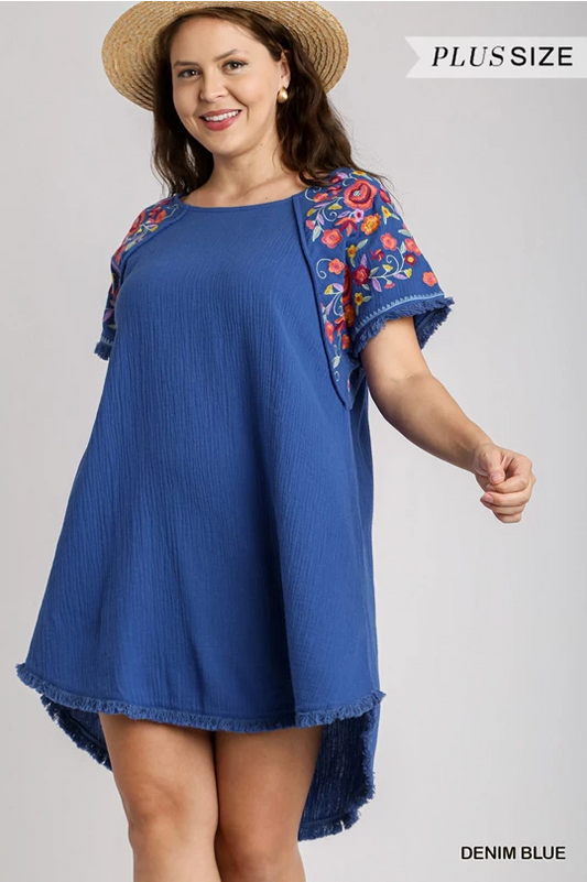 Jessy - Denim Blue Dress