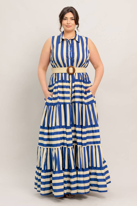 Cressida - Striped Maxi