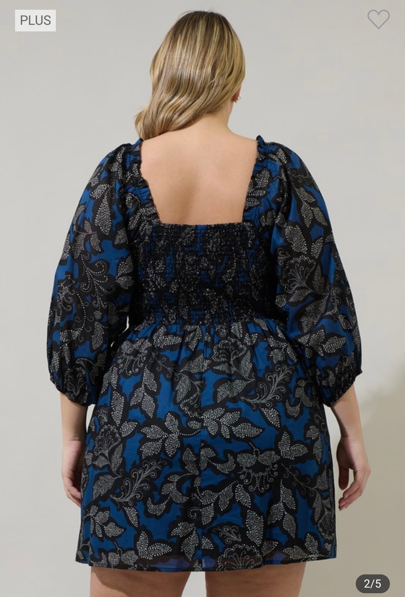 Davina - Navy Black Dress