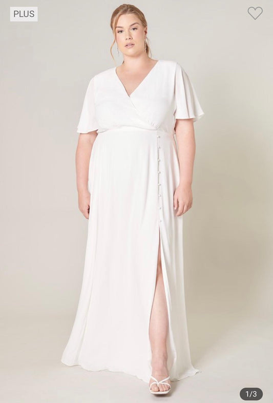 Aella - White Maxi Dress