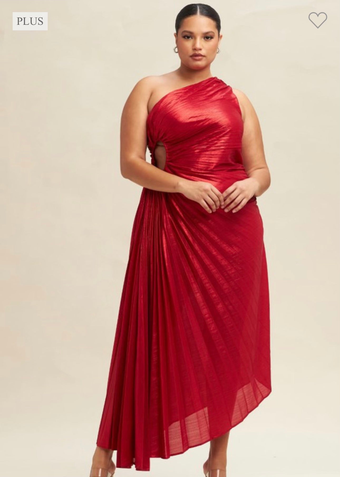 Beatrix - One Shoulder Red Dress