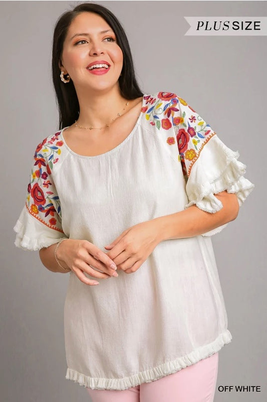 Liliana - Off White Blouse