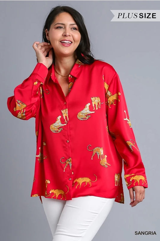 Julianna - Sangria Blouse