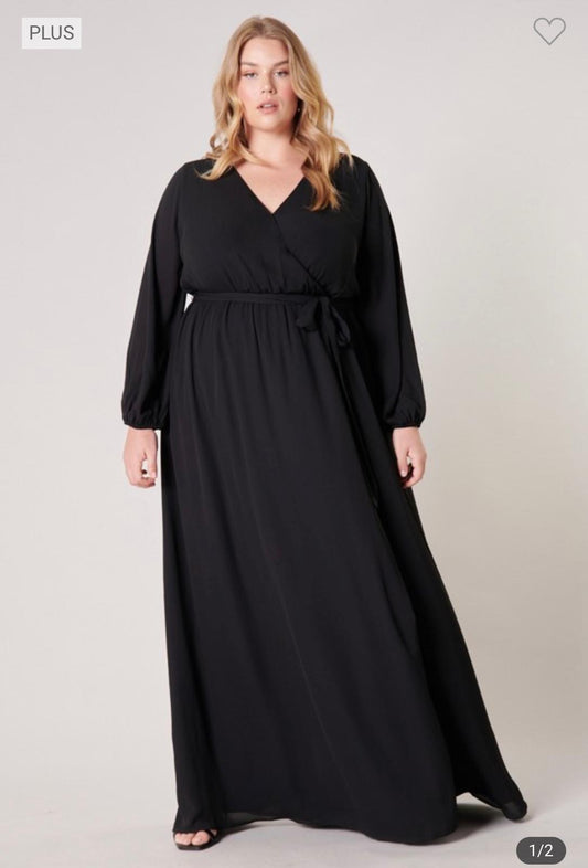 Dione - Black Maxi Dress