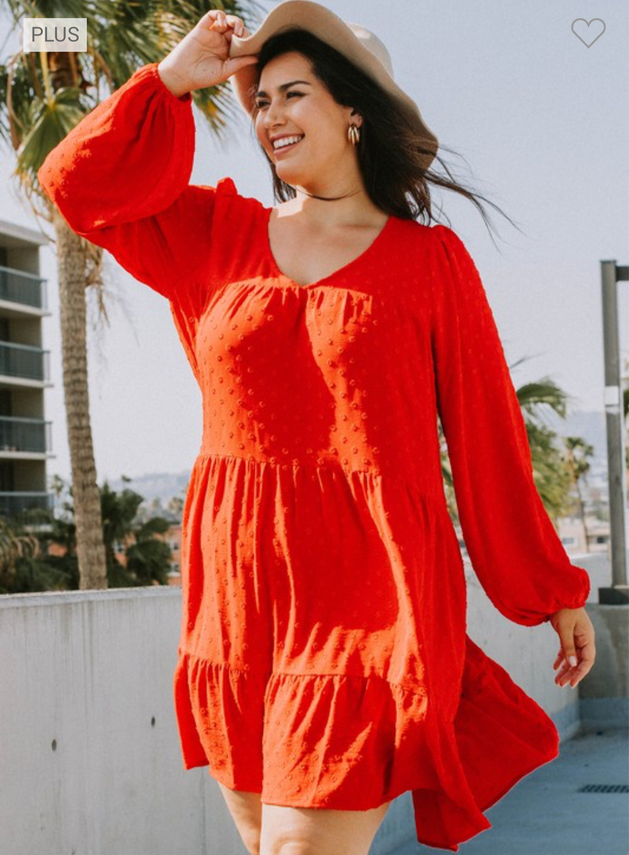 Layla - Orange Tunic Dress